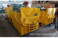 山西國外客戶定制的斬波調(diào)速CJY10噸架線式湘潭電機車發(fā)貨